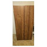 Wood Entertainment Center / Media Cabinet with Dou