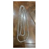 Vintage Les Bernard Inc. Faceted Crystal Bead Neck