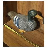 Large Cast Iron Mallard Duck Doorstop / Decorative