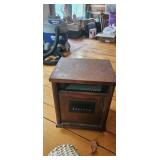 Portable Electric Infrared Space Heater  Wood Cab