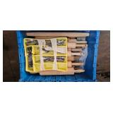 Flatware Set With Rolling Pins In Yellow Tray