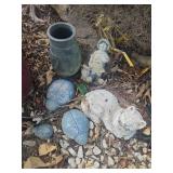 Outdoor Garden Ornaments Lot