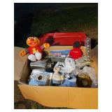 Box Lot: Toys, Decor, Appliances