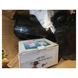 Coffee Maker, Phone, Angel Figurine Set