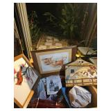Lot: Art, Kitchen Appliance, Barbie, Decor