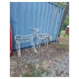 Wire Frame Light-Up Reindeer Decors