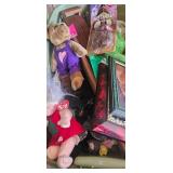 Bin With Toys, Books, Cards, Frames
