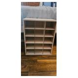 Wooden 12-Compartment Storage Organizer Shelf