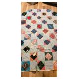 Handmade Multi-Color Patchwork Quilt