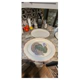 Large Turkey Serving Platter, 1993, Signed