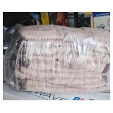 2 Packs Beige Terry Towels in Plastic Wrap