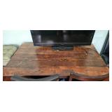 Wood Dining Table with 4 Mixed Chairs