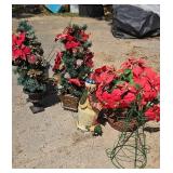 Christmas Decor Arrangements Lot