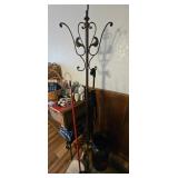 Metal Freestanding Coat Rack with Hooks