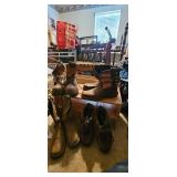 Work and Safety Boots, 4 Pairs, Mixed Brands