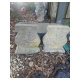 Concrete Garden Planter With Decorative Sides