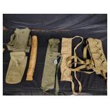 Assorted magazine, ammo, general pouches