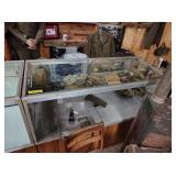 Glass Showcase, lighted 4'1'x3'9'x1'9'-no contents