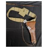 1942 US Leather Holster, Pouch, Belt Boyle