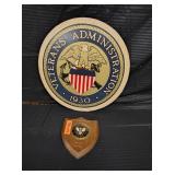 Vet Admin Cardboard Sign, Army plaque