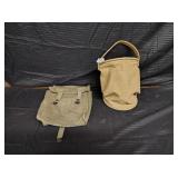 2 Vintage Military Bags - 1943