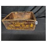 Carbine .30 wood crate