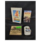 Memphis Belle VHS, book, mug, paper clippings