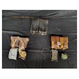 Double cell ammo pouches w/accessories, mag pouch