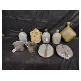 Flat of canteens & field plates