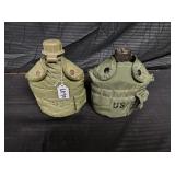 two US canteens