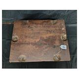 Pistol Ball wood ammo crate w/screw downs