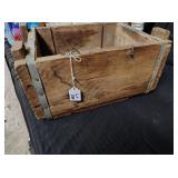 .30 cal wood box ammo crate