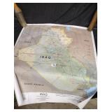 Poster Map - Iraq - Middle East