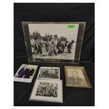 Various pictures, poster (MacArthur, Eisenhower)