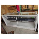 nice display case - 2 shelves - 3'7'x2'3'x8'