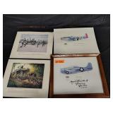 4 prints - 1 signed by Jim Foss
