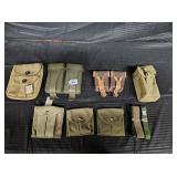 various magazine/tool pouches, belts