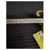 USN Sword - Presentation - George Freeman engraved