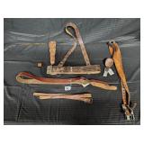 various leather straps