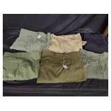 6 different style military pants