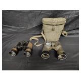 2 pair military binoculars