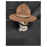 Vintage Felt Ranger Hat