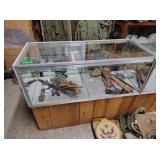 Glass Showcase, lighted 4'1'x3'9'x1'9'-no contents