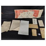 Vintage Zermatt Map - letters, pamphlets, misc