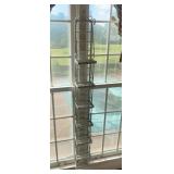 Metal Wall-Mount Vertical Shelf Rack, 7 Tier