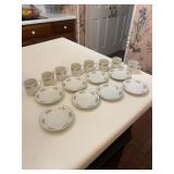 Chinese Porcelain Demitasse Cup & Saucer Set