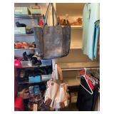 Two Fashion Tote Bags, Mixed Materials
