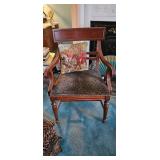Regency Federal-Style Mahogany Armchair
