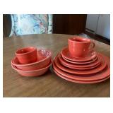 Homer Laughlin Fiesta Rose Dinnerware Set