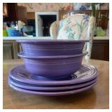 Fiesta Dinnerware Set, 5 Piece, Purple